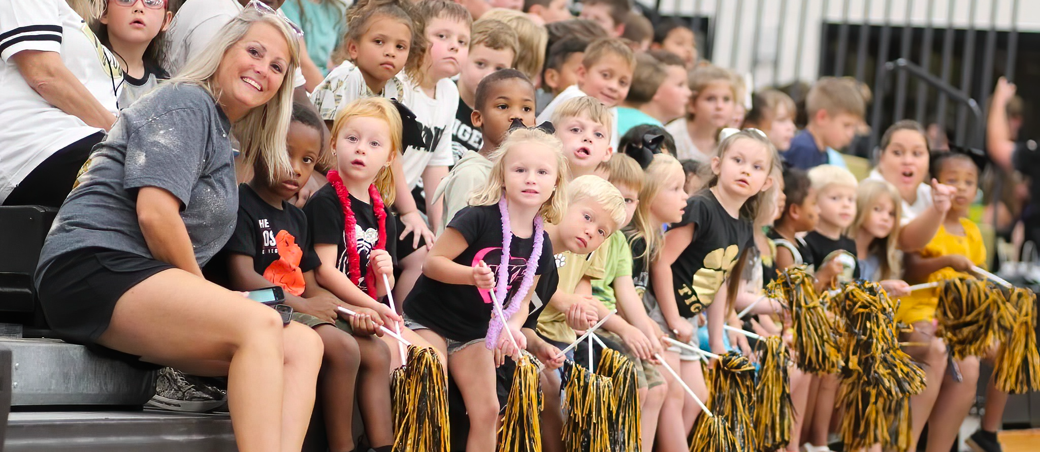 CPS students at a pep rally