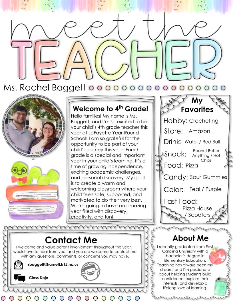 Meet Ms. Rachel Baggett