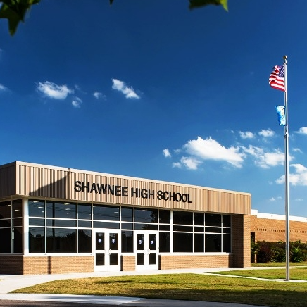 entrance of Shawnee High School