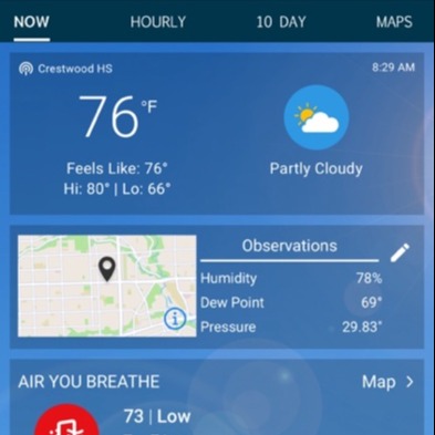 WeatherBug app image 1