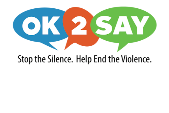 OK2SAY stop the silence. help end the violence.