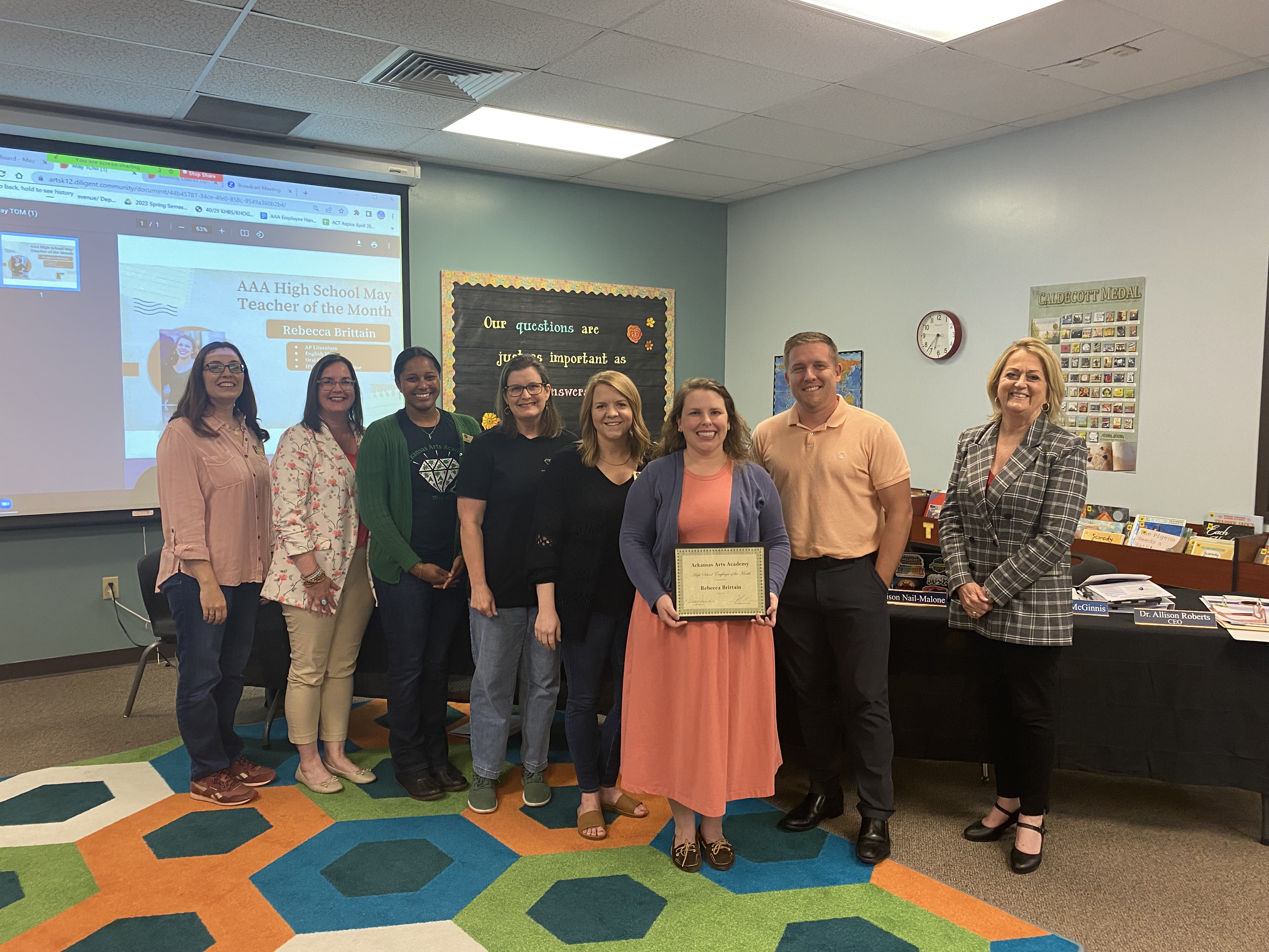 May teacher of the month