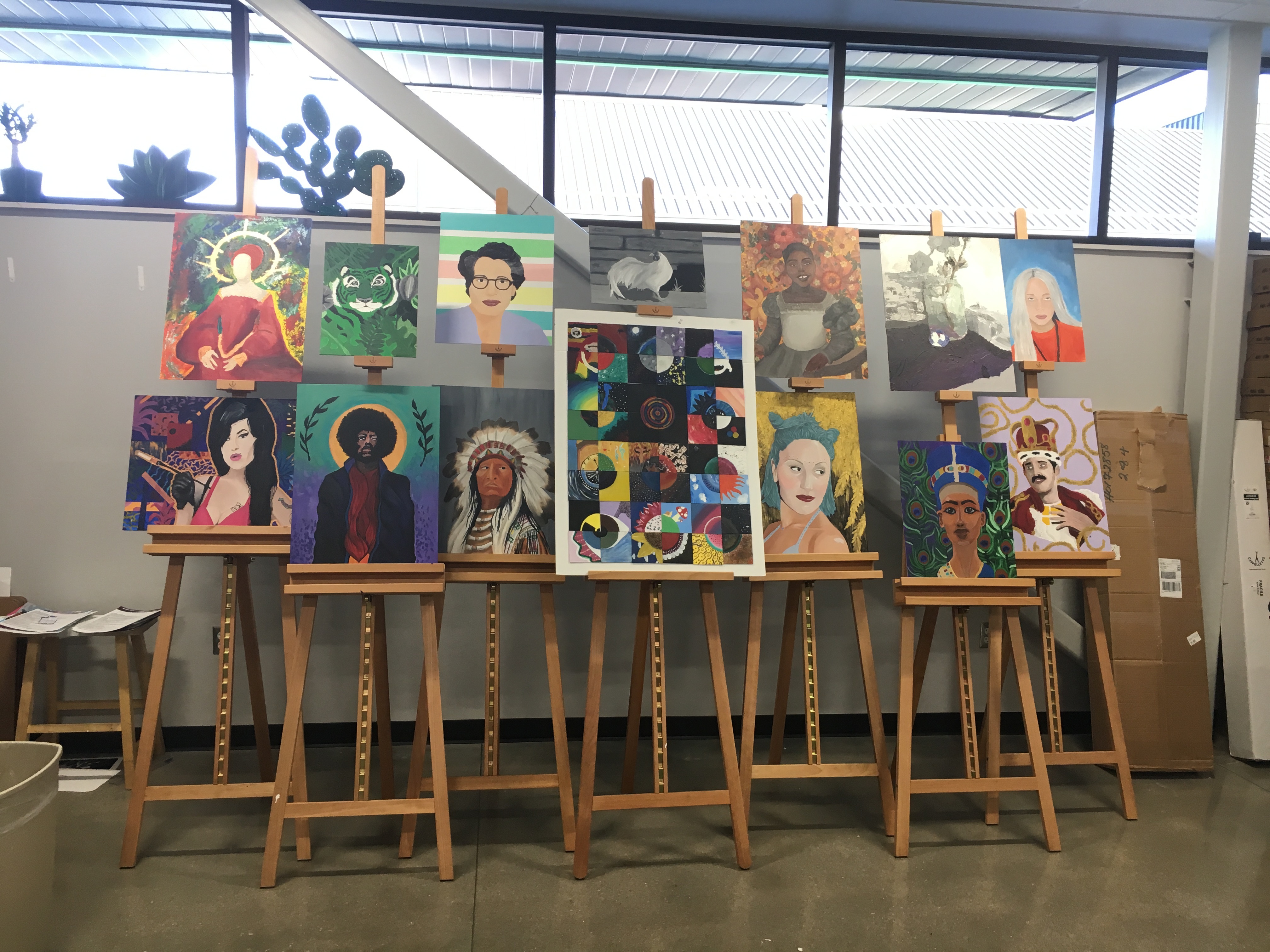 paintings by students