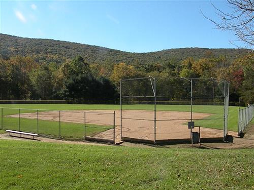 baseball field with fencing