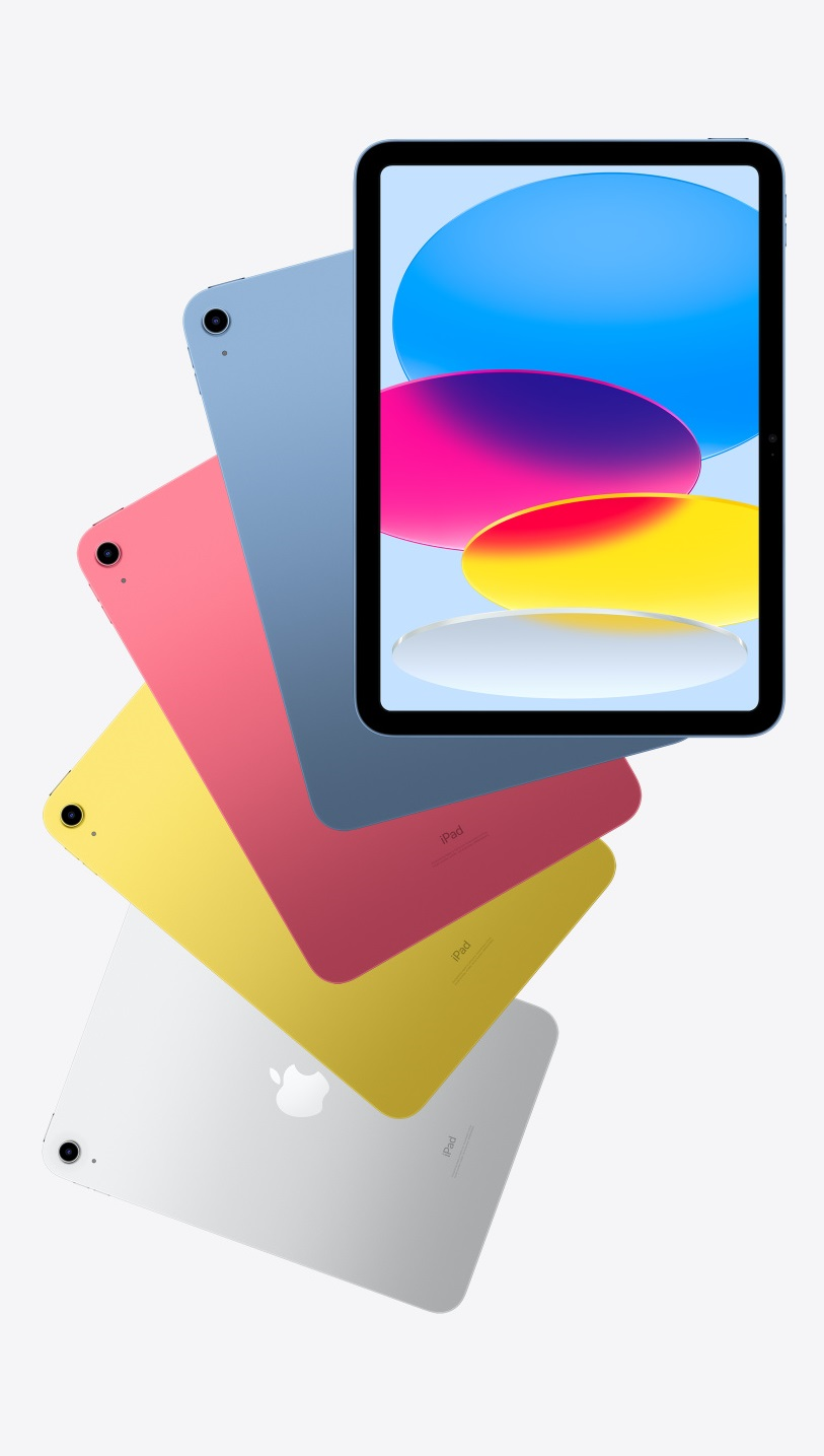 ipads in multiple colors