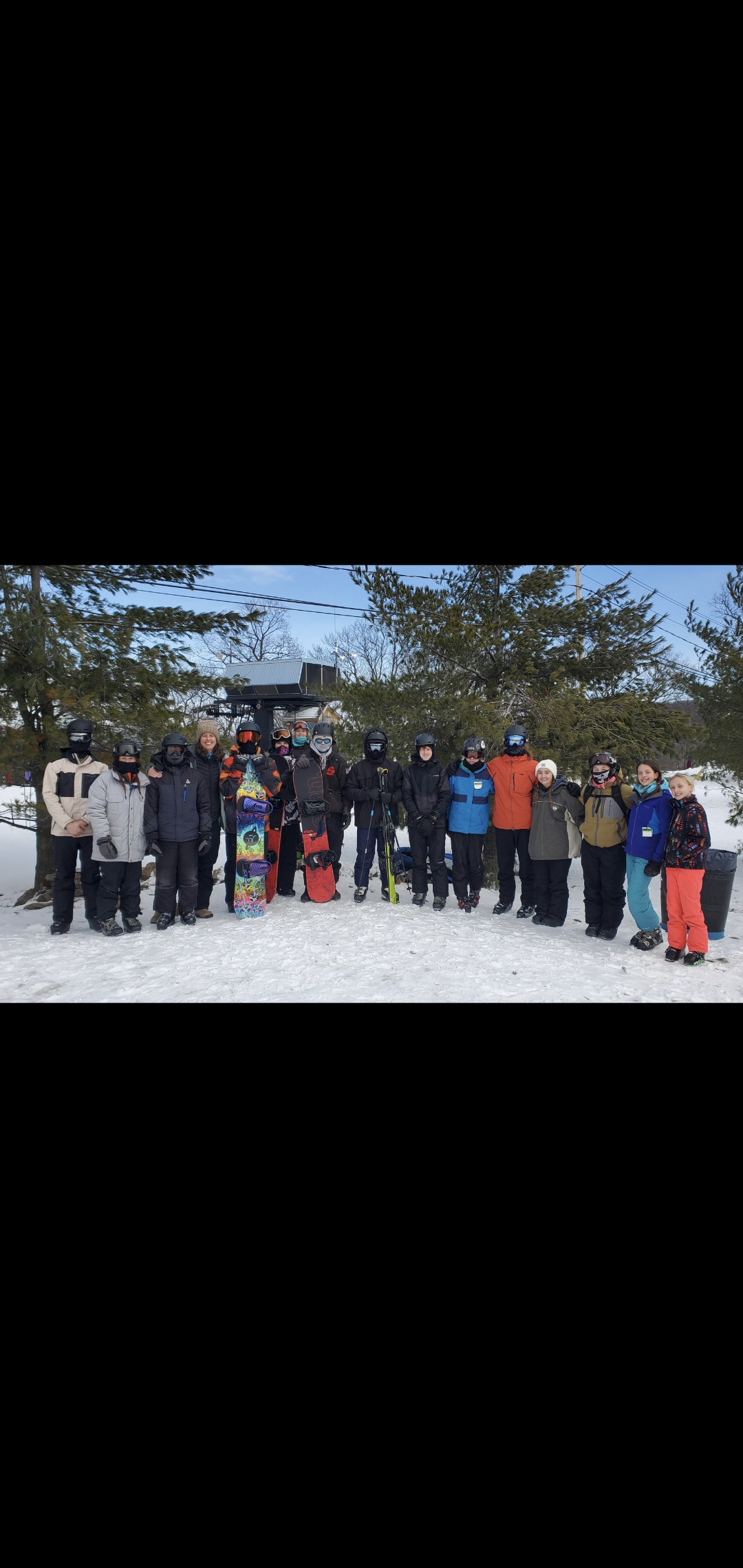 group ski photo