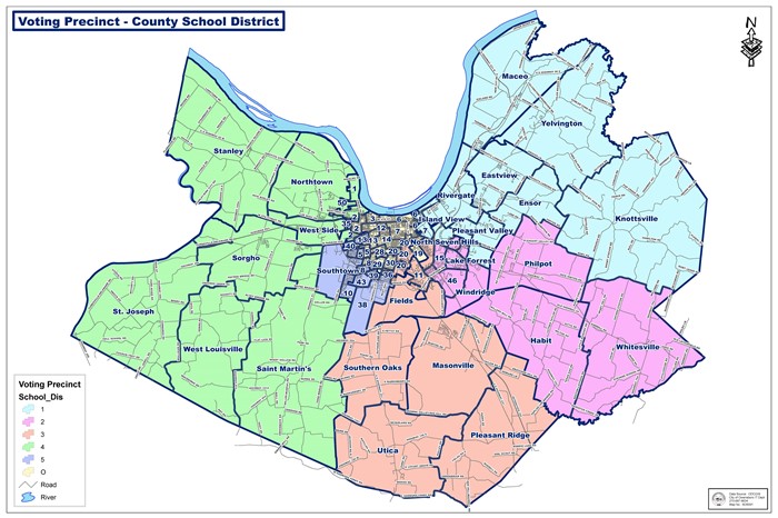 Daviess County voting precincts (updated August 2021).