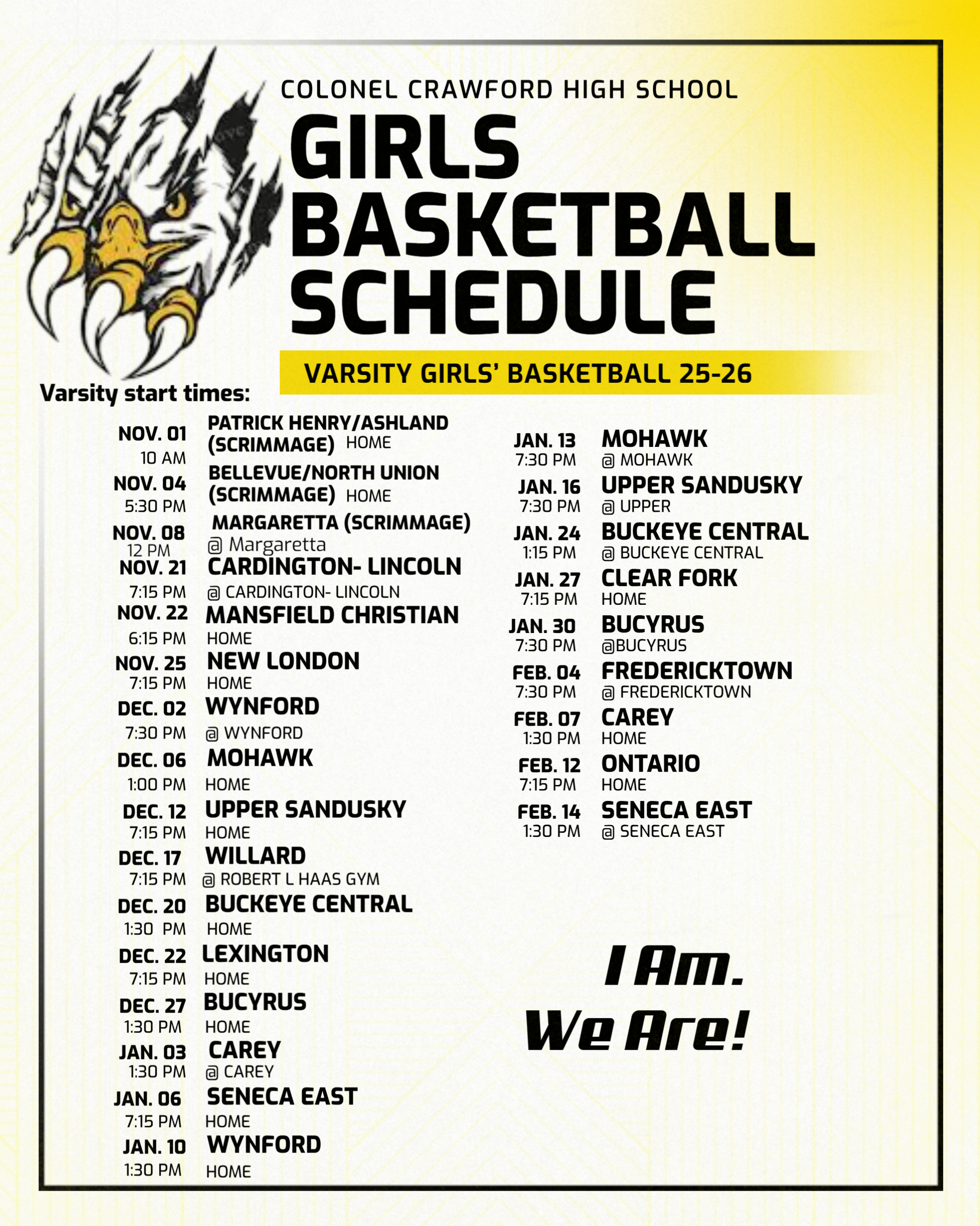 Girls Varsity Basketball