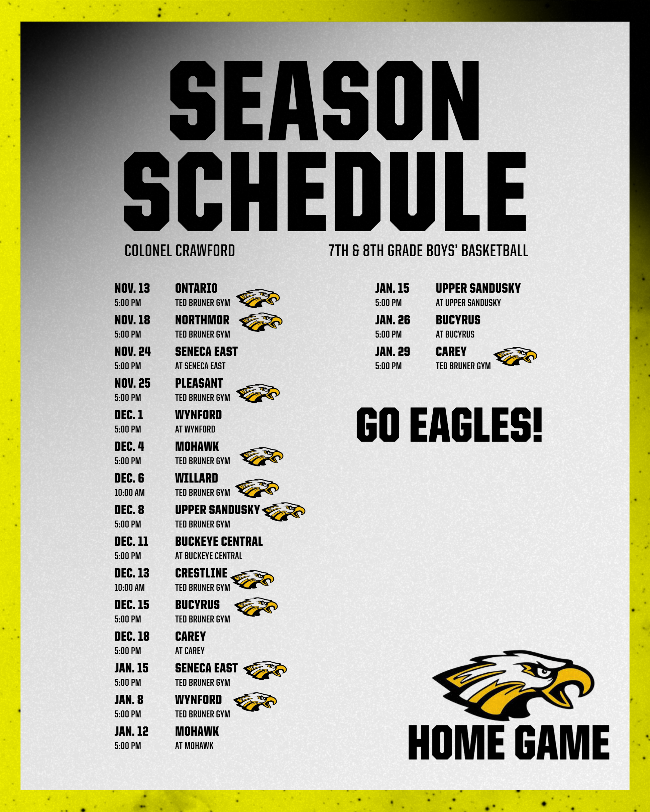 Middle School Boys Basketball