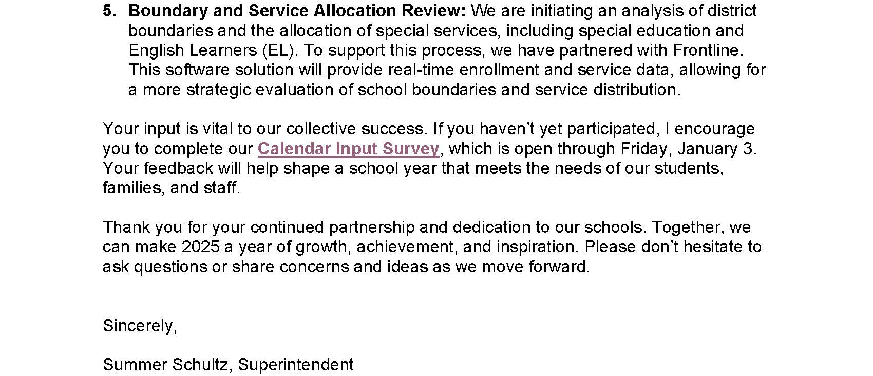 New Year Superintendent Letter Pg 2