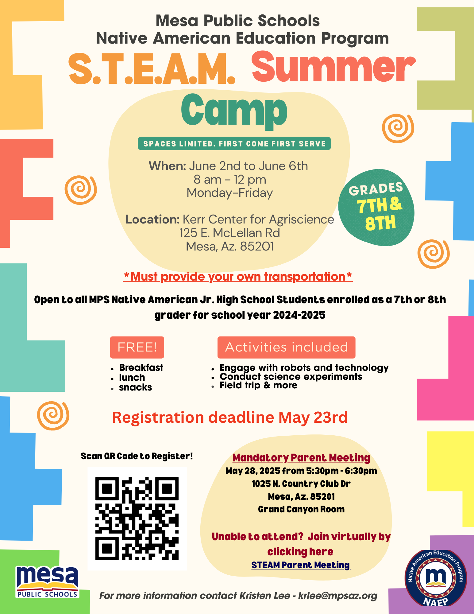 STEAM 2025 registration