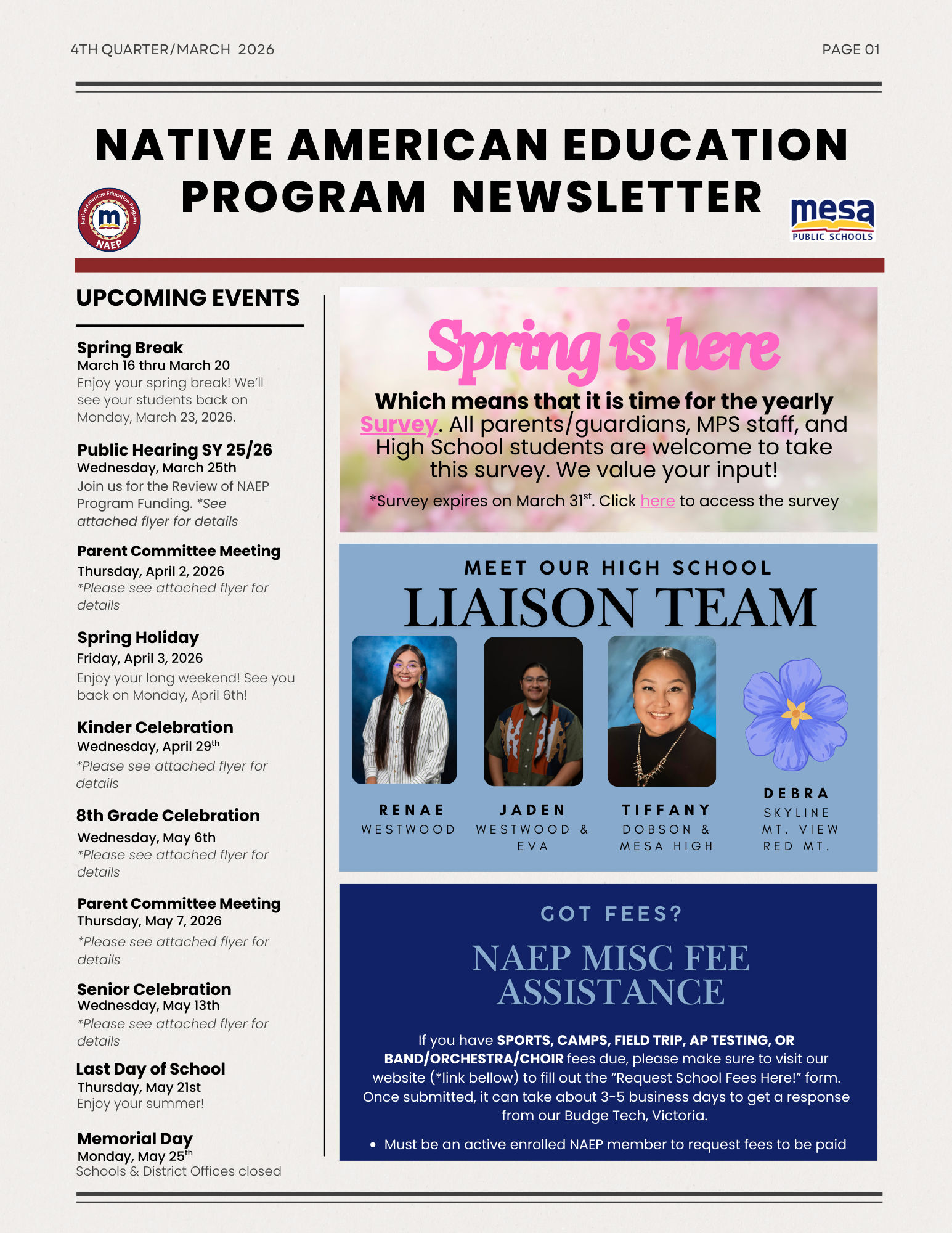 4th Quarter Newsletter 