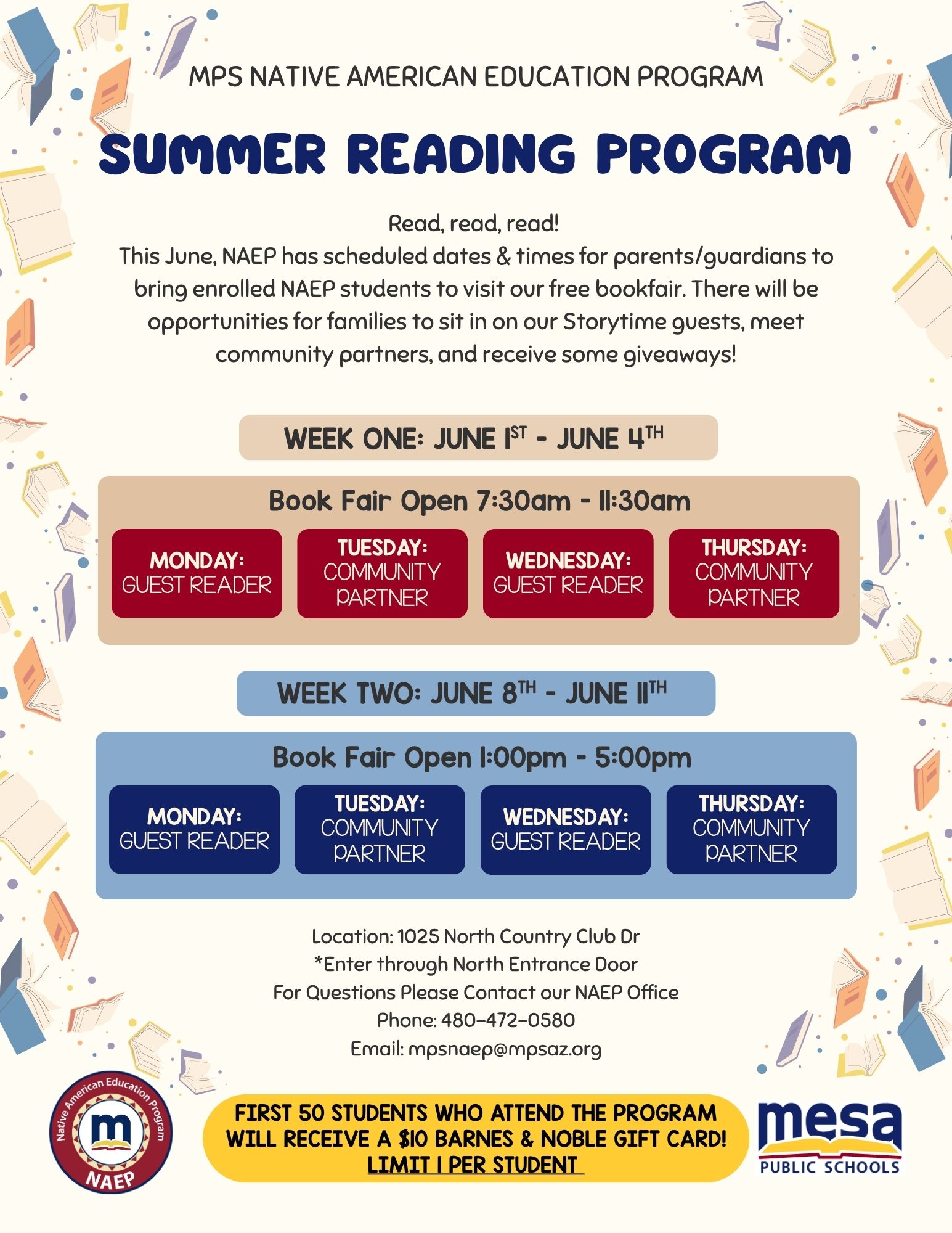 Summer Reading Program Flyer 