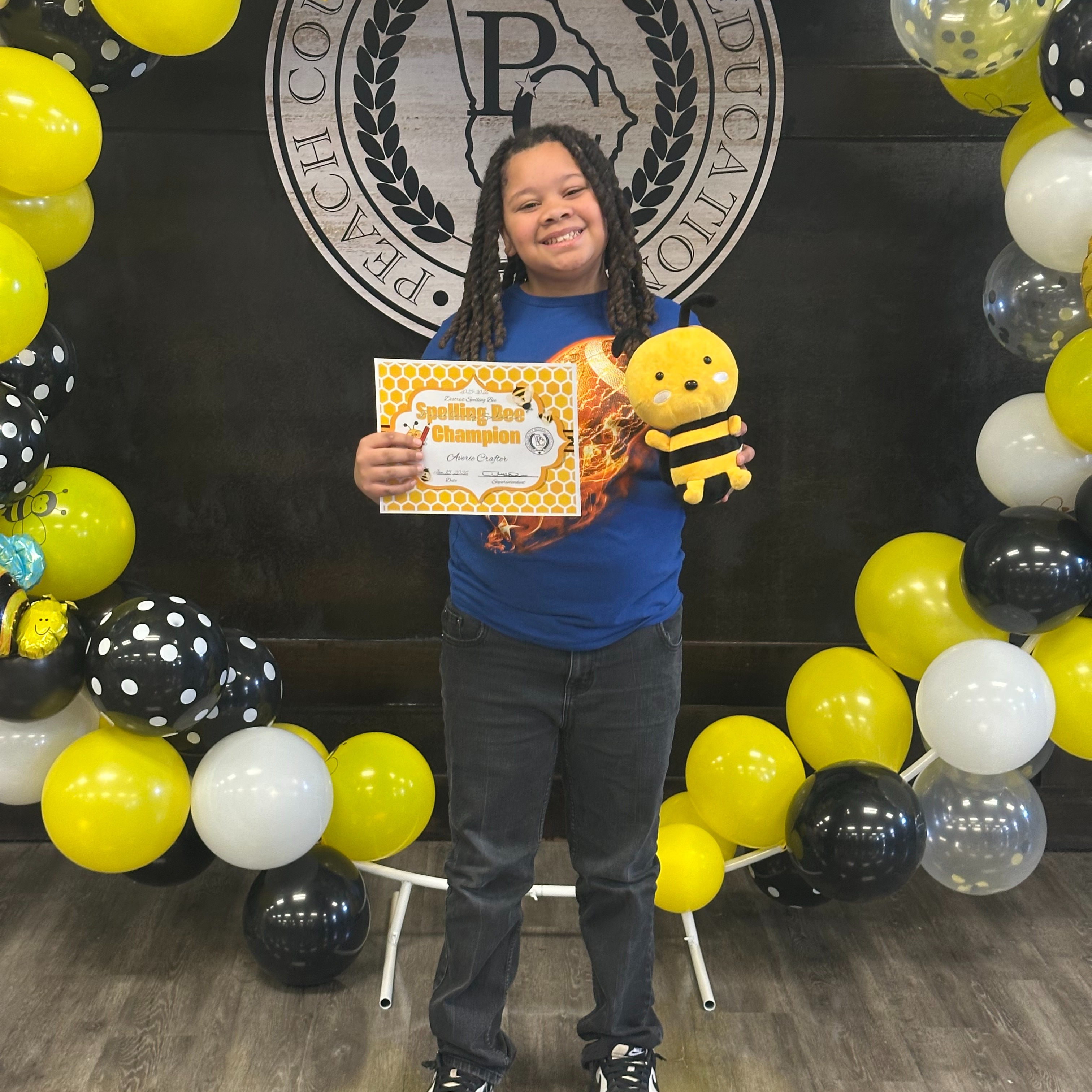 Spelling Bee Winner for the District 2026