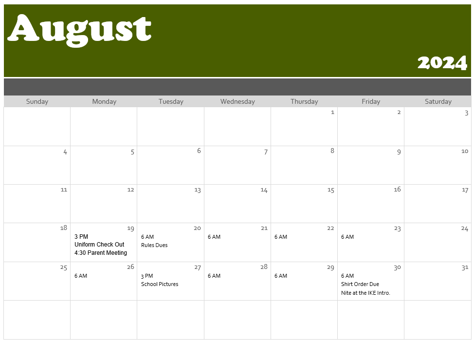 august