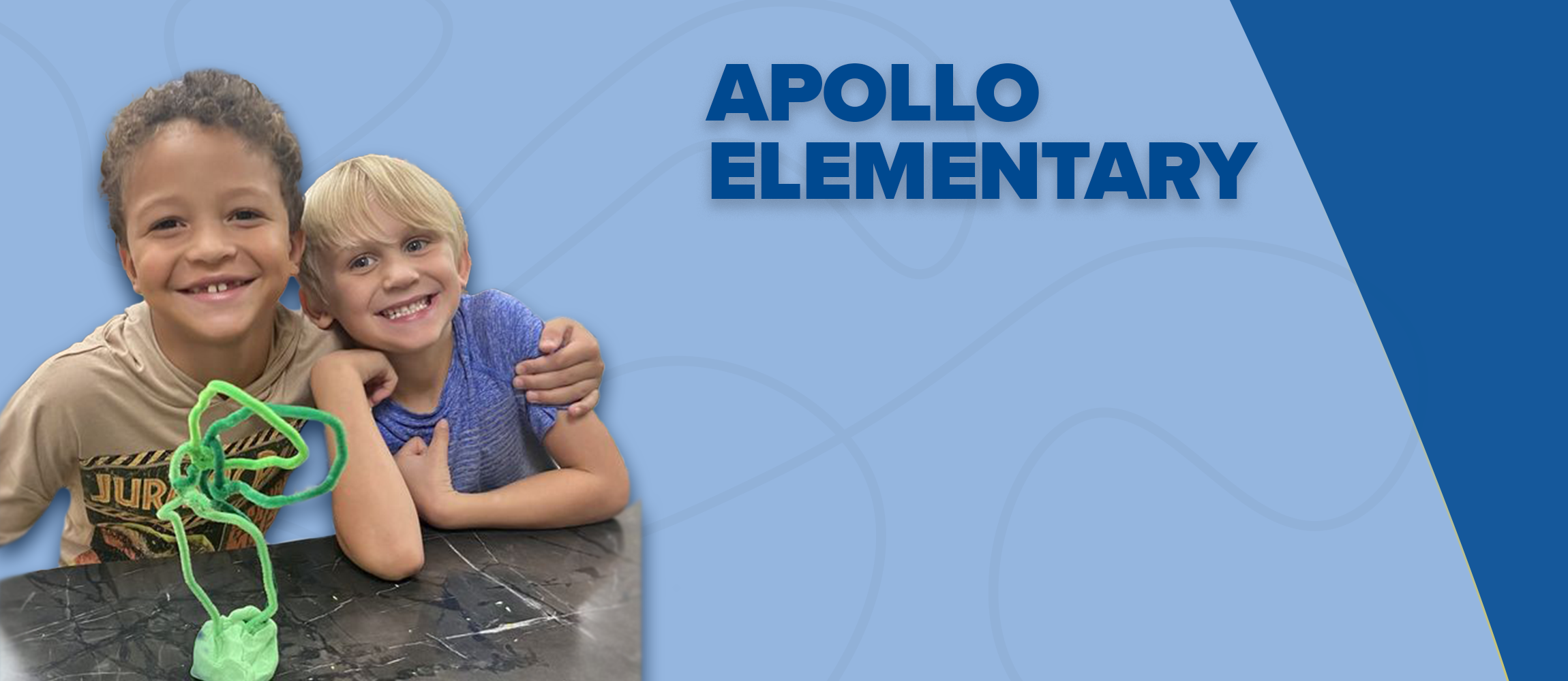 APO Header- 2 students