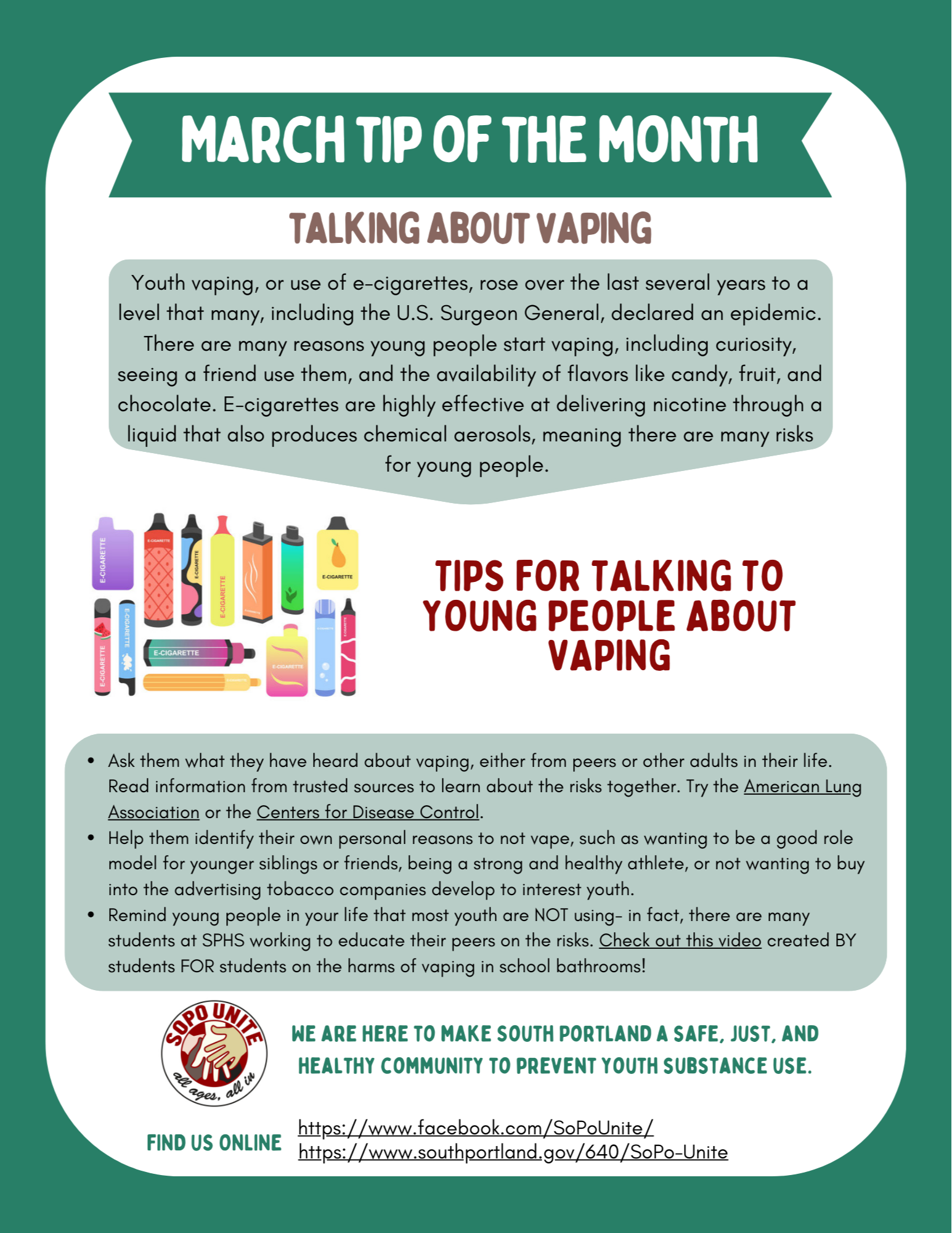 SoPo Unite Tip of the Month