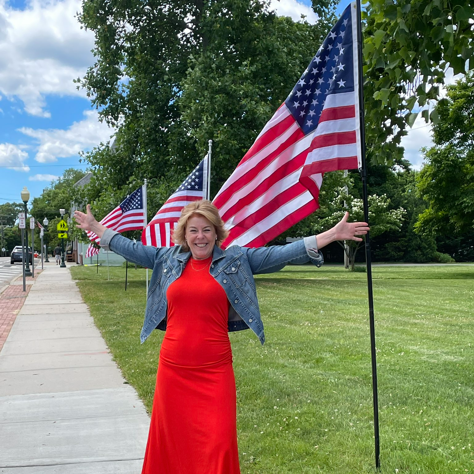 Congratulations to our patriotic speech teacher, Mrs. Monahan, for being recognized as Teacher of the Year for the Bayport-Blue Point School District.