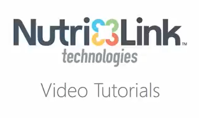 Nutri Link video tutorials
