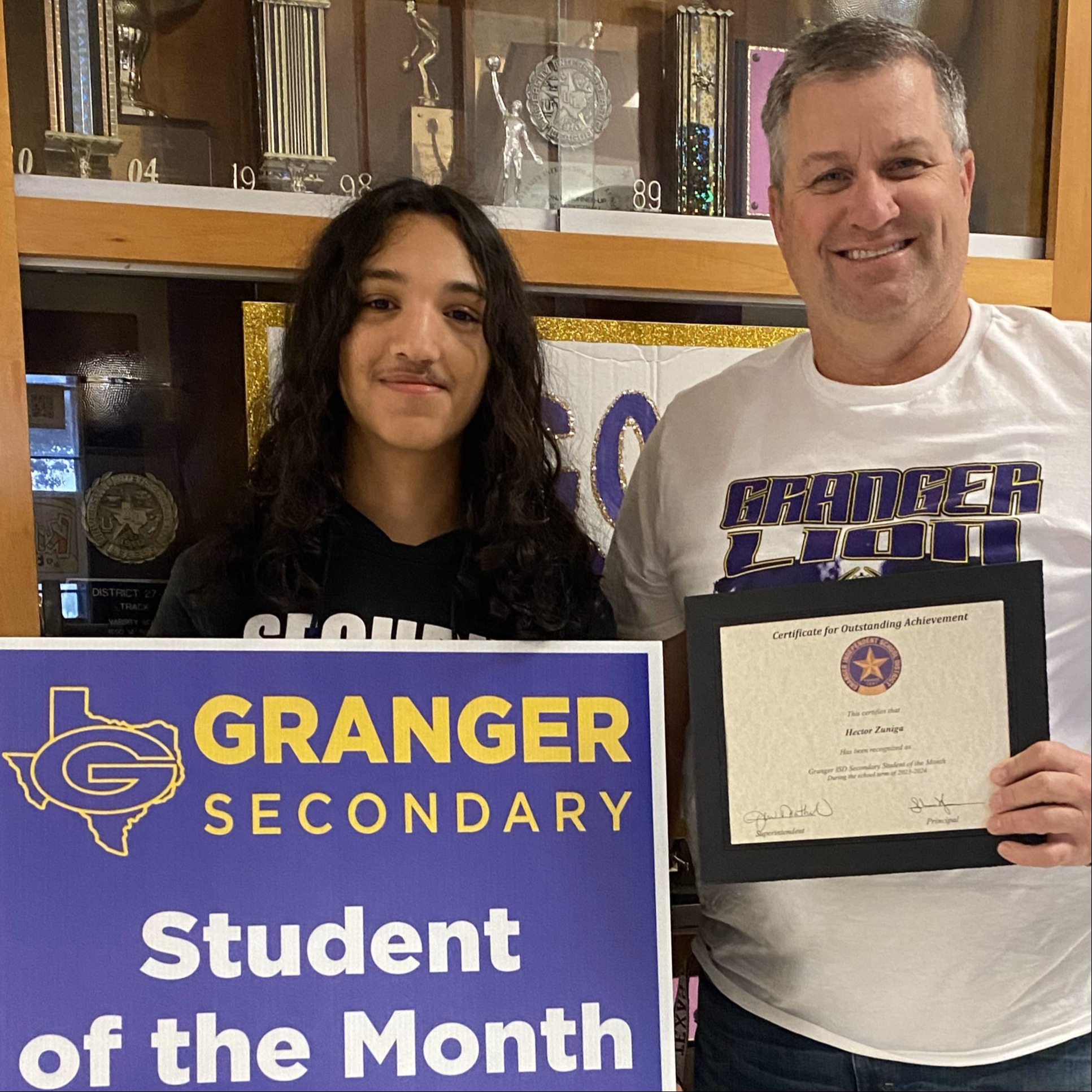 GISD Secondary Student of the Month