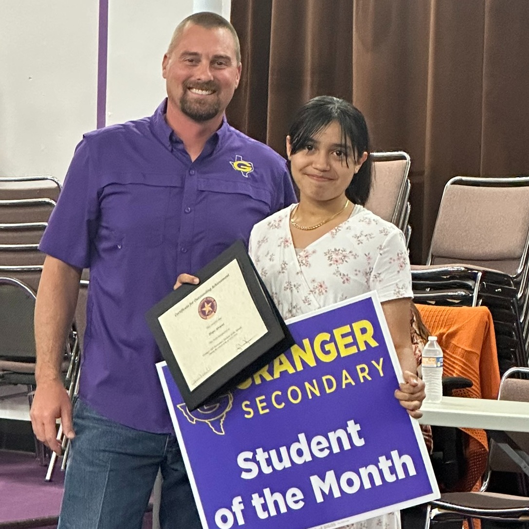 Granger Secondary student of the Month