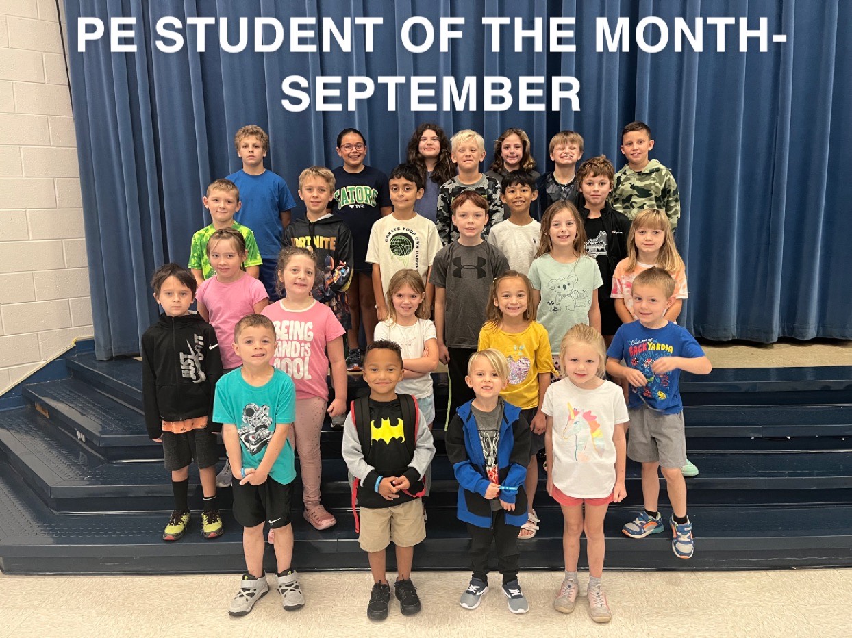 Student of the month Sept 2023