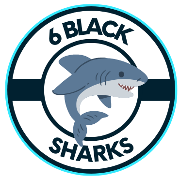 6 BLACK SHARKS