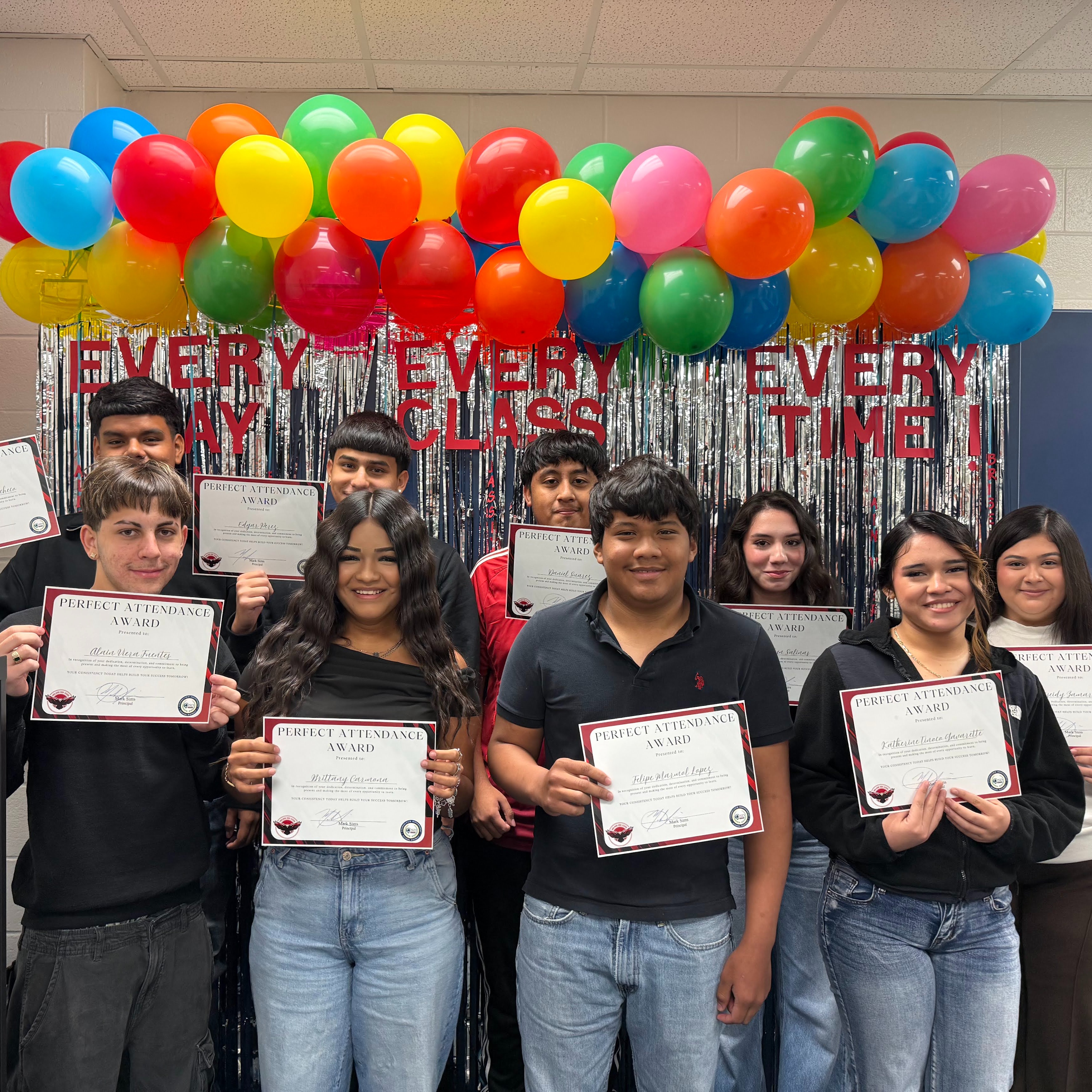 students and certificates