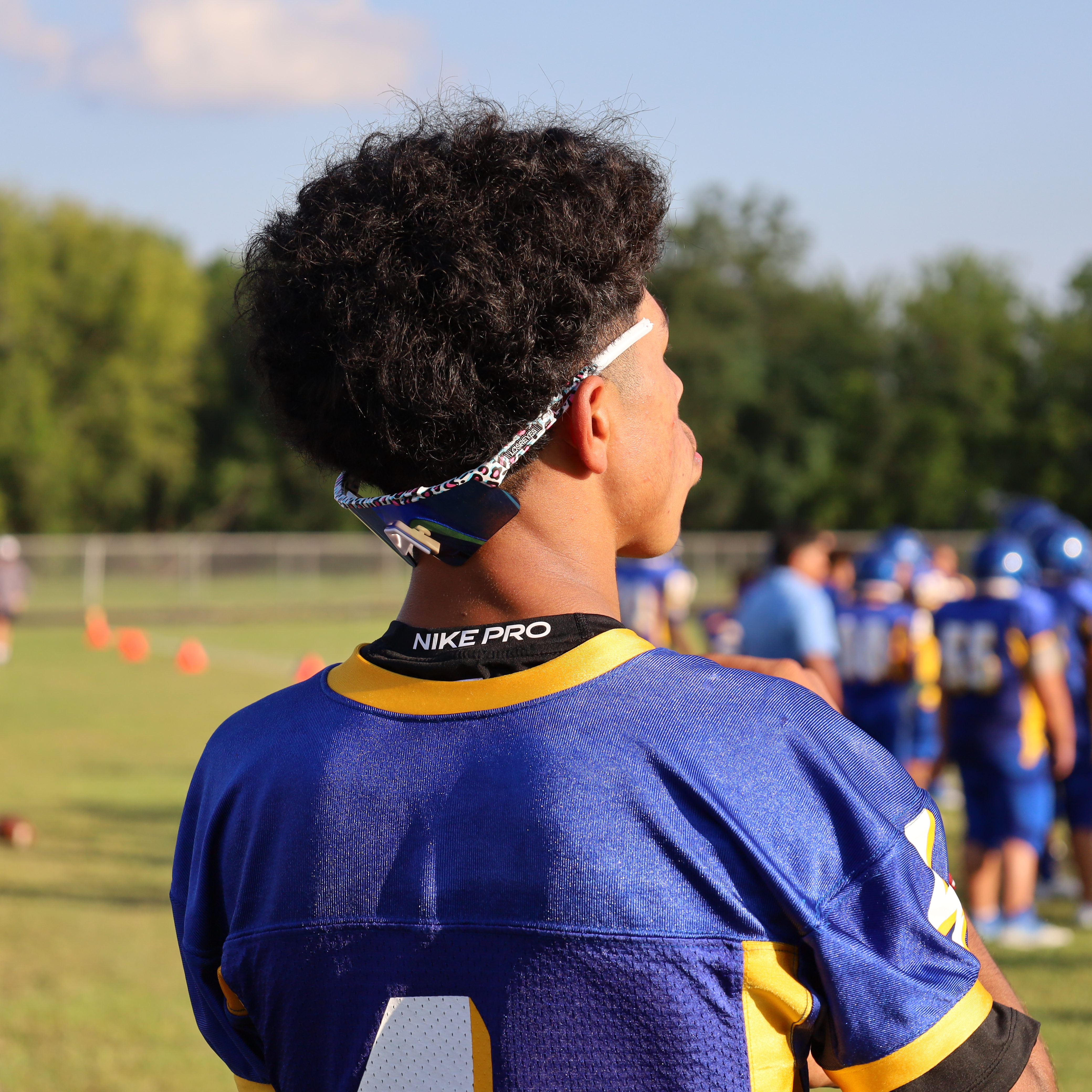 Athlete on field