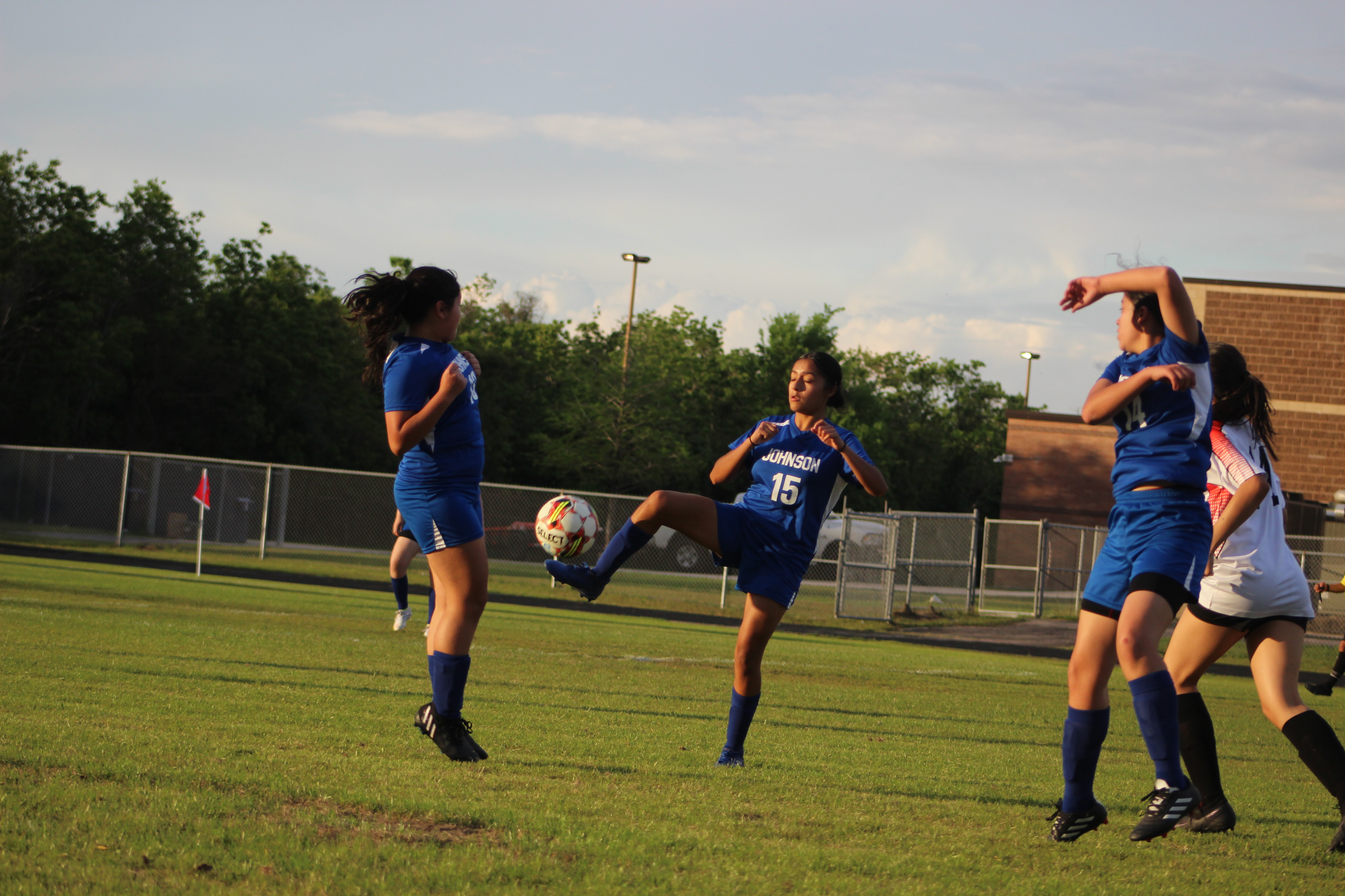 Girl Soccer Players on the Field