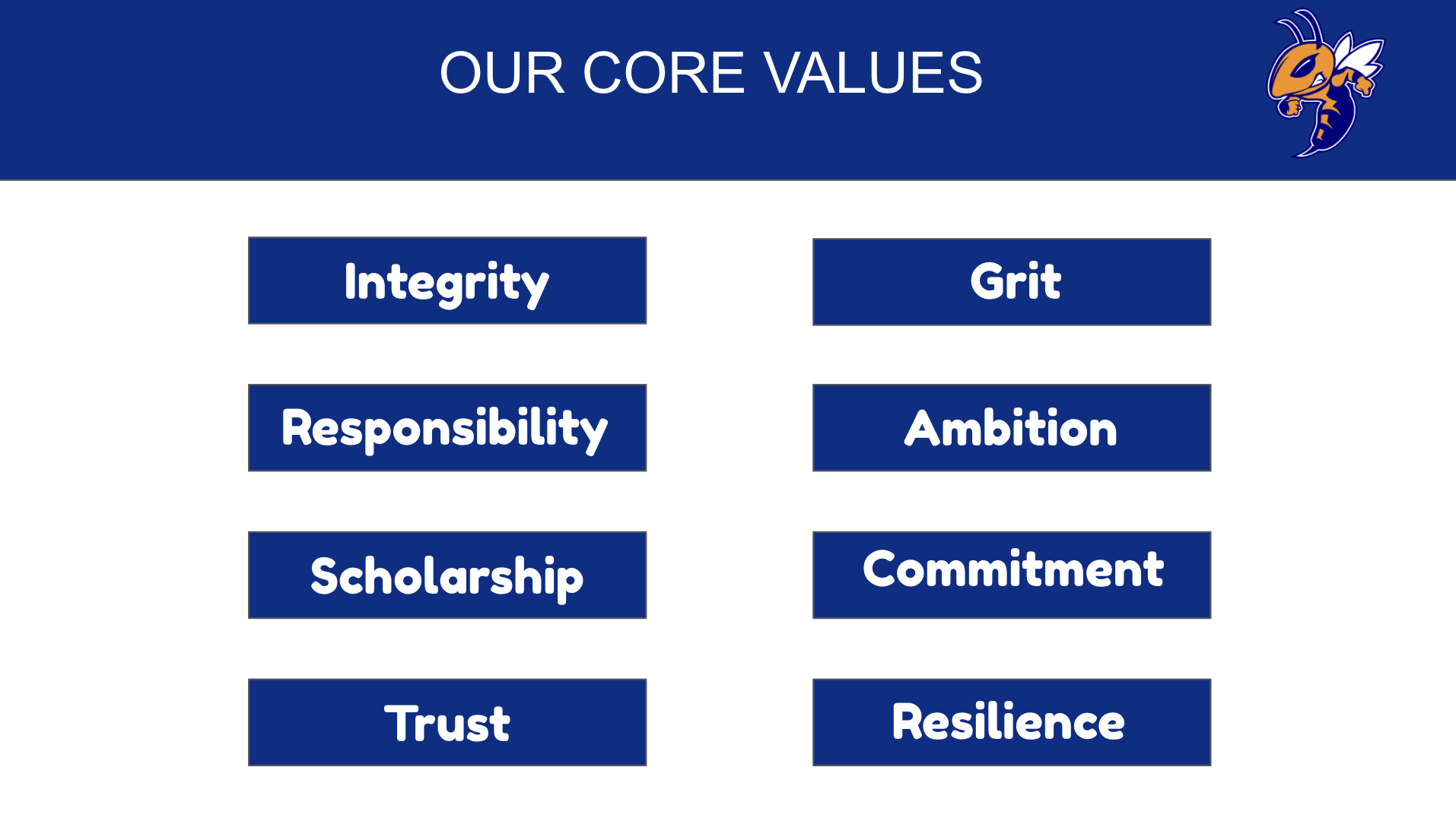 OUR VALUES