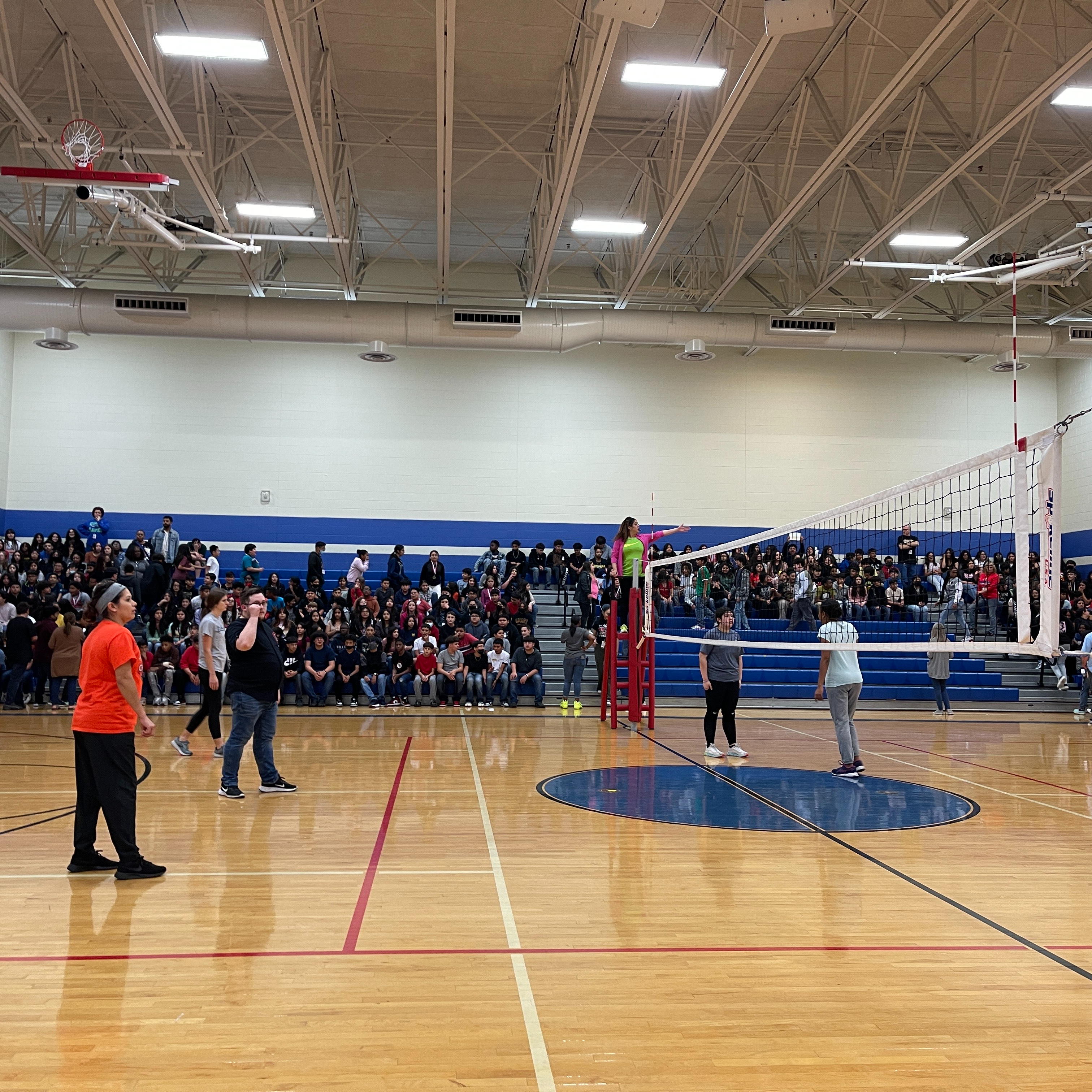 Staff vs Students Volleyball Game