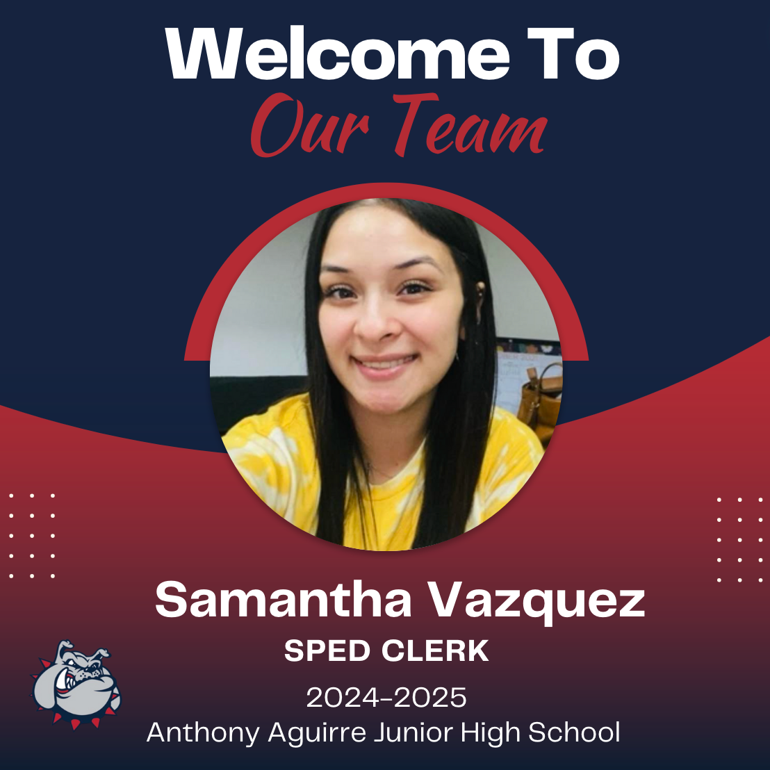 Samantha Vazquez- SPED Clerk