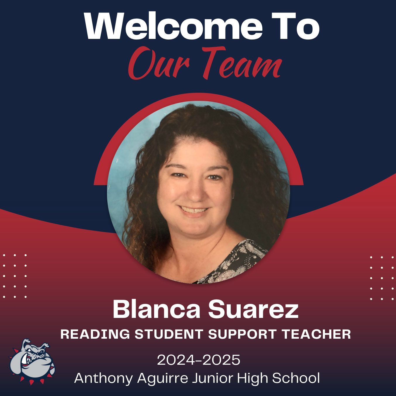 Blanca Suarez, Reading Student Support Teacher