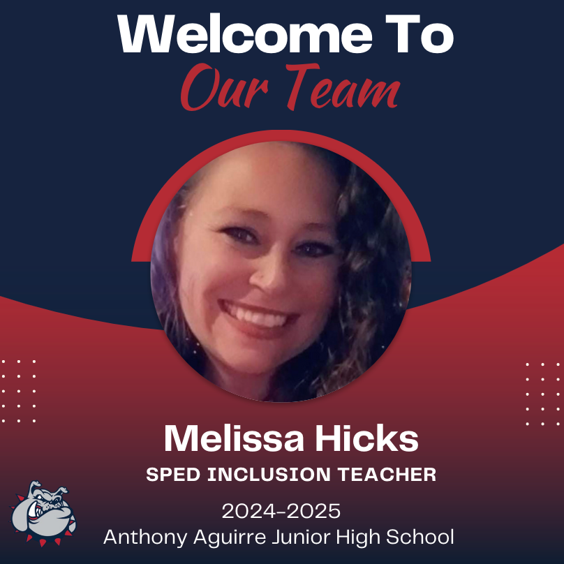 Melissa Hicks, SPED Inclusion Teacher