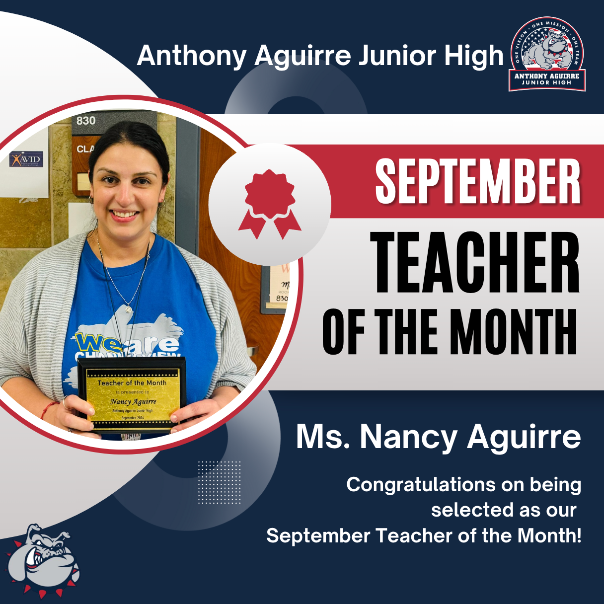 September Teacher of the Month