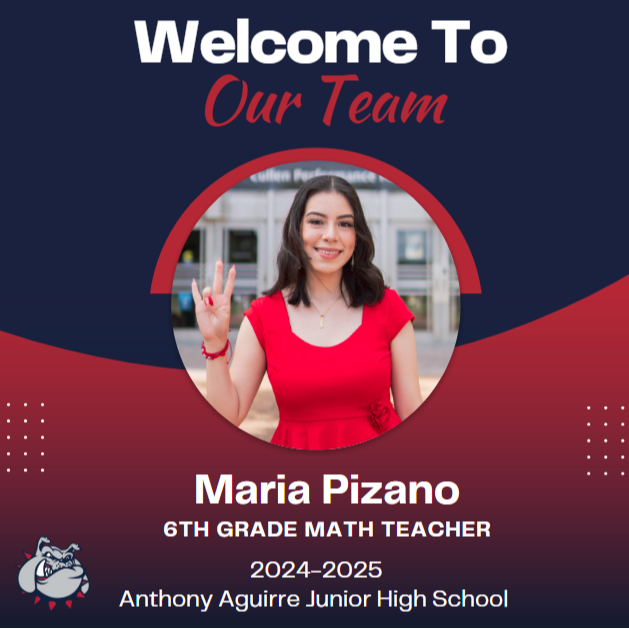 Maria Pizano, 6th Grade Math Teacher