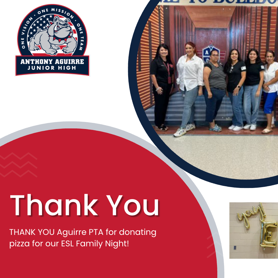 PTA, ESL NIGHT DONATION