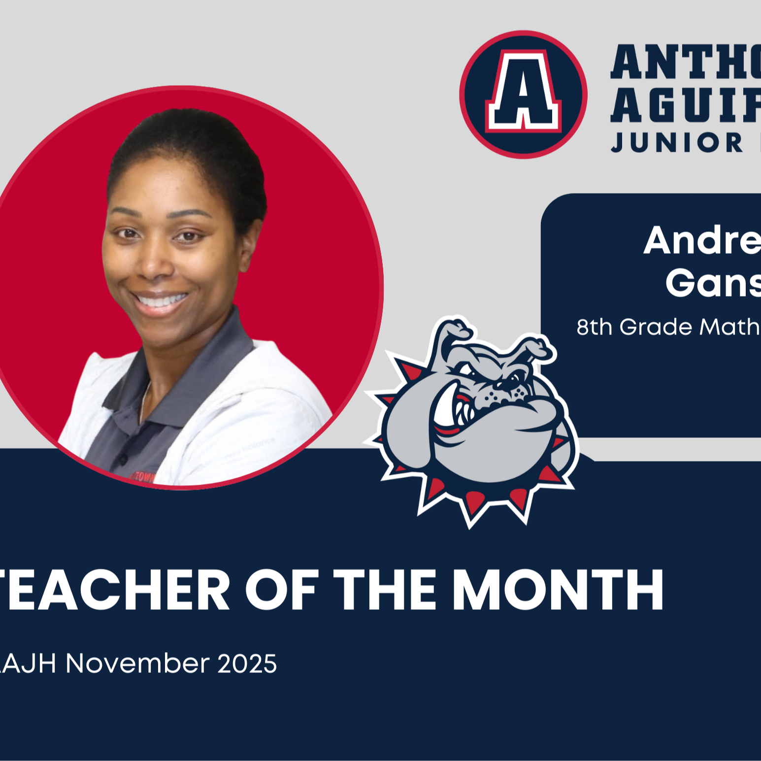 teacher of the month