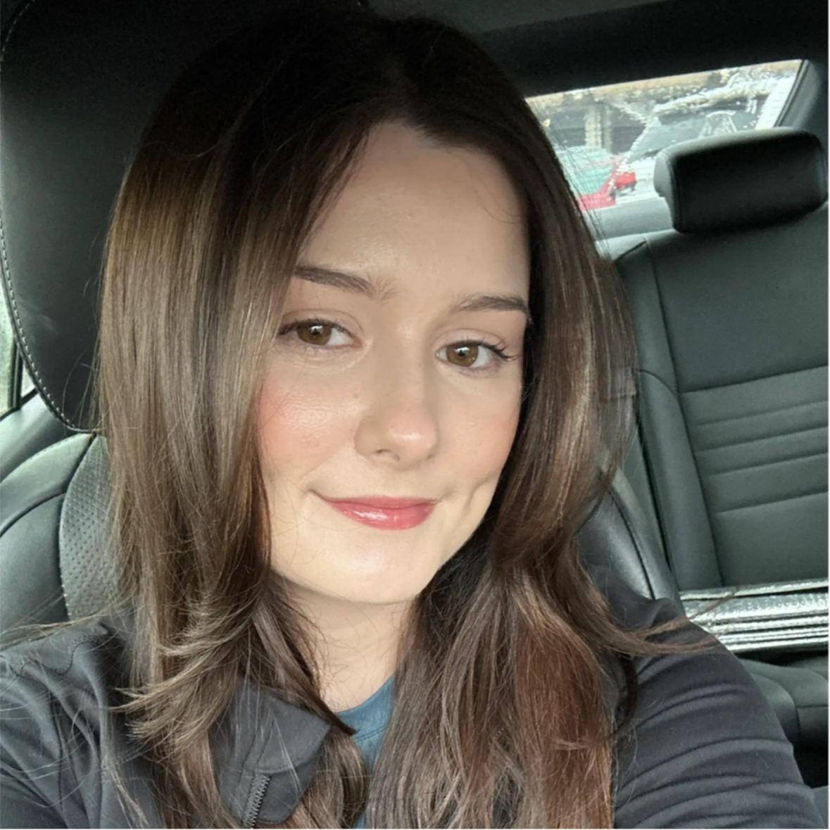 Selfie of Ms. Folger a band director at Anthony Aguirre