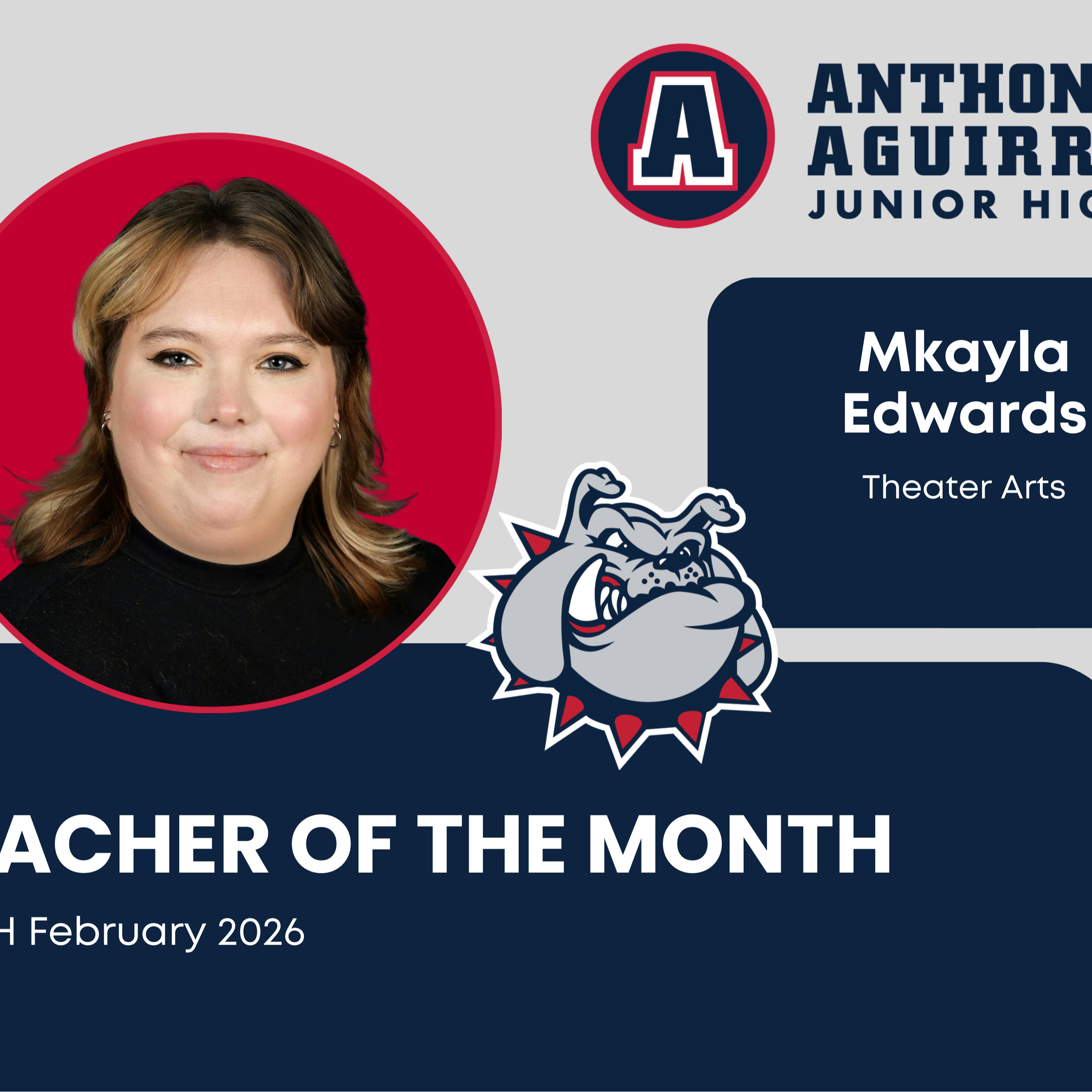 teacher of the month