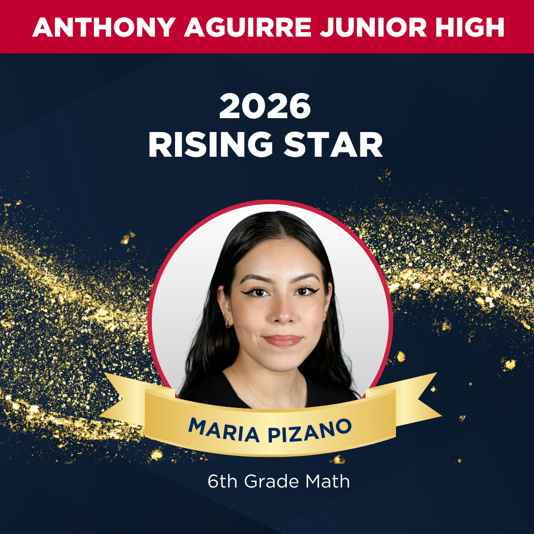 Ms. Pizano - Rising Star of The Year