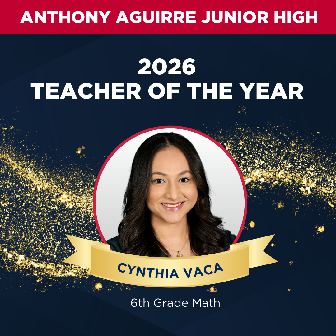 Ms. Vaca - Teacher of The Year