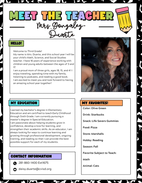 Meet Mrs. Duarte
