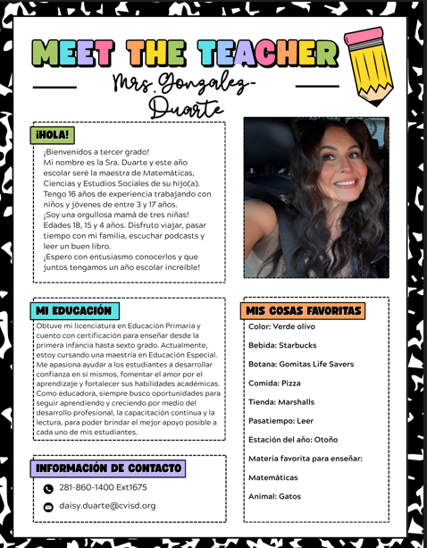 Meet Mrs. Duarte