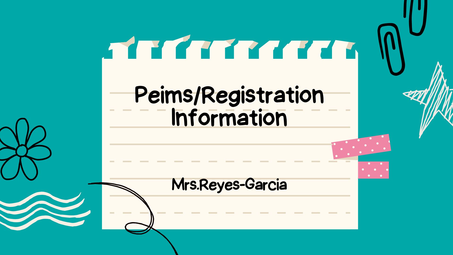 Registration Informaion
