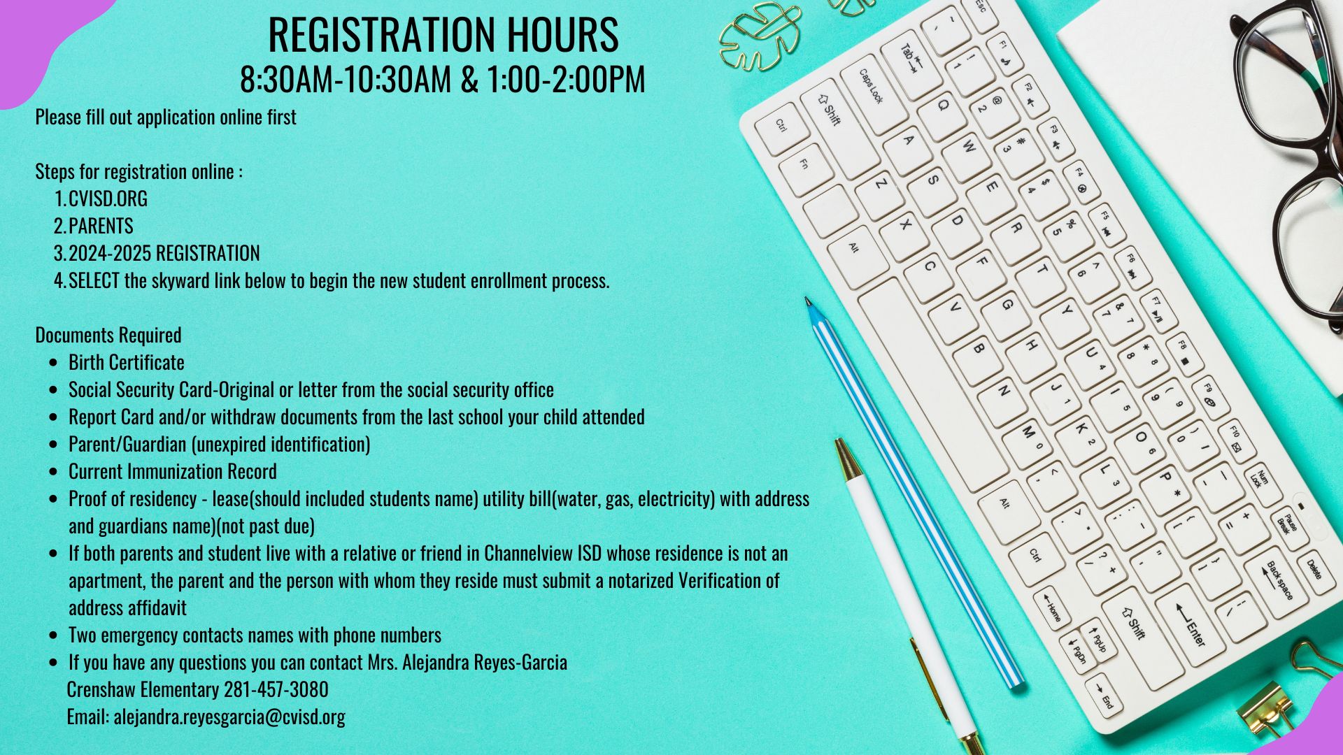 Registration Informaion