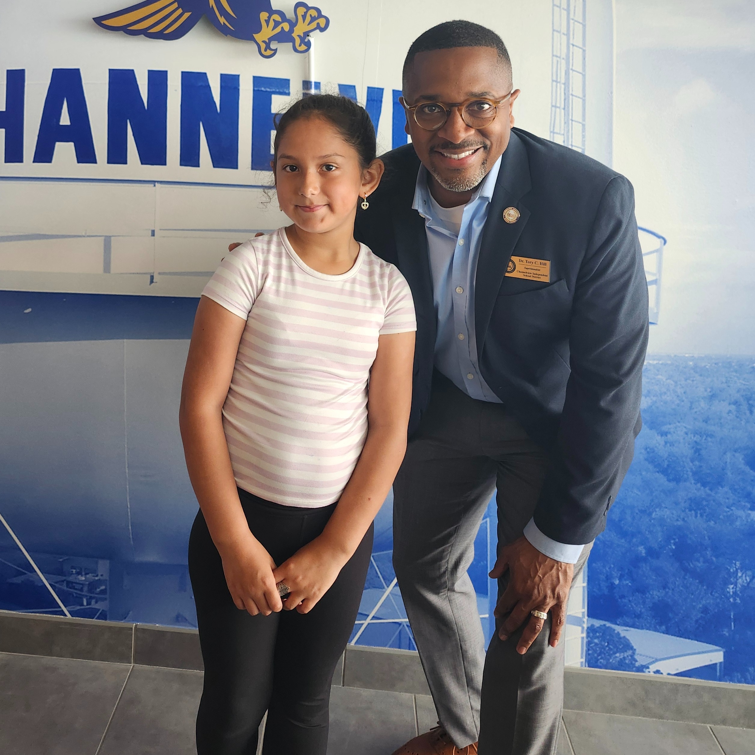 April Student of the Month with Dr. Hill