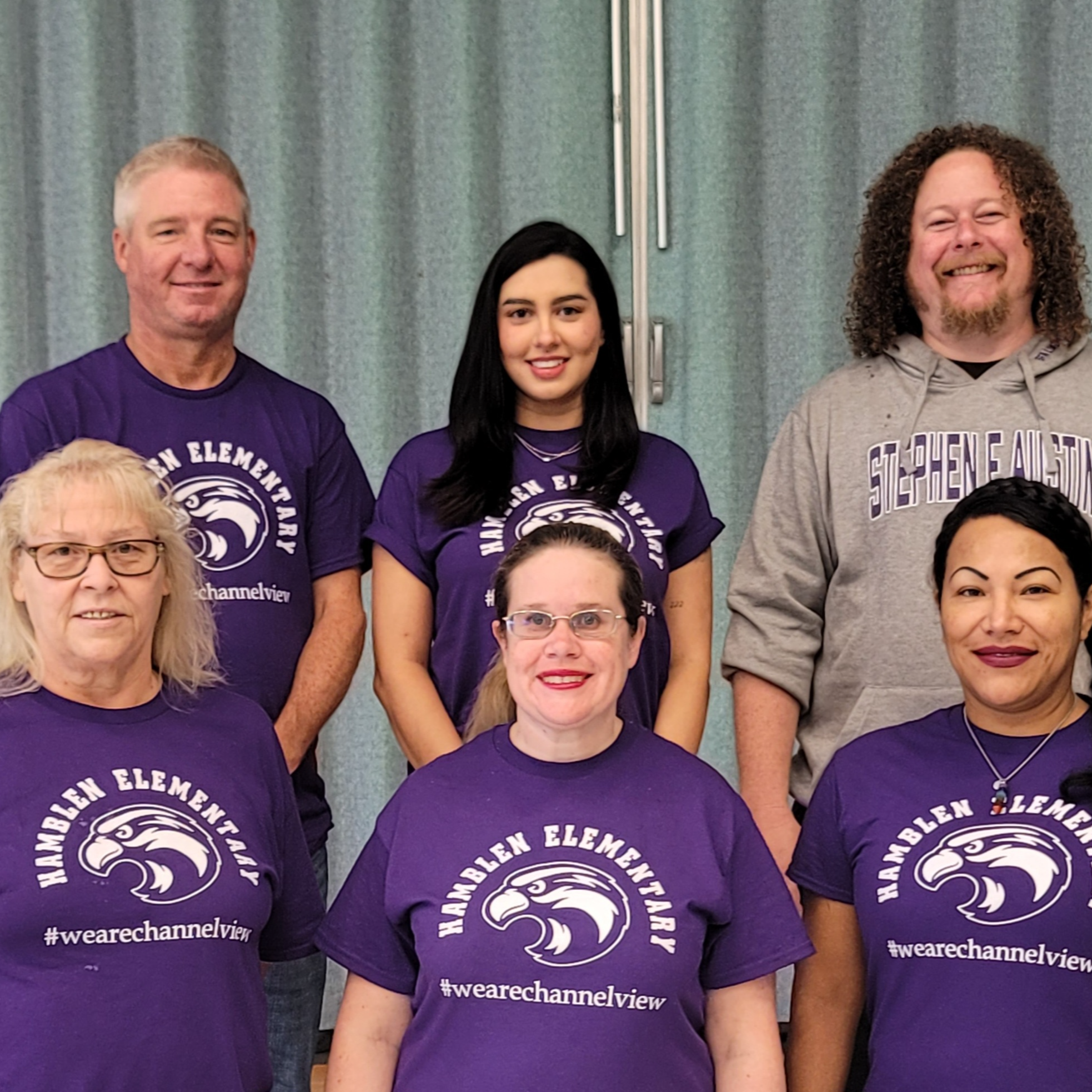 Groups Teachers: Back row: Coach Wolf,  Coach Flores, Mr Storch. Front Row: Ms. McKnight, Ms. Ursprung, Ms. Butschek