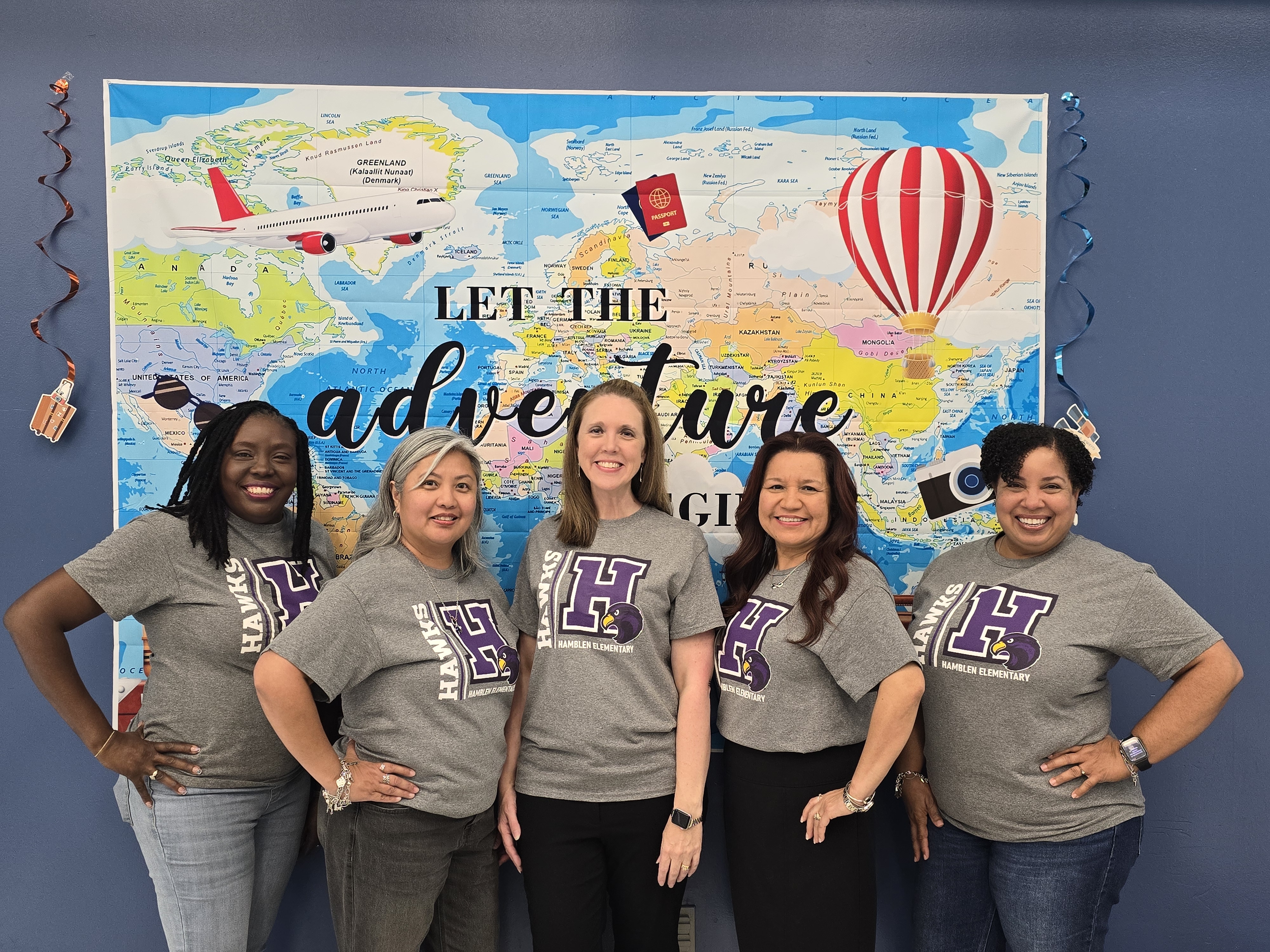 Hamblen Administrative Team:  Ms. Baker,  Ms. Natividad, Ms. Logan, Ms. Gonzalez, and Ms. Thierry
